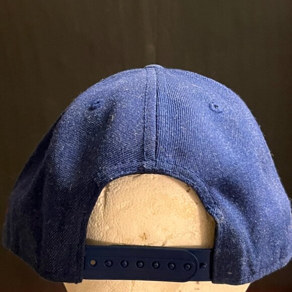 Vtg NFL Licensed New York Giants Denim Stitch Style New Era SnapBack Hat (GS2) - Picture 3 of 5